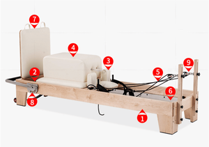 Bán Oak Máy Yoga lõi giường xách tay có thể điều chỉnh cho studio thương mại tập thể dục tập thể dục Pilates Set giá rẻ - Product Image 2