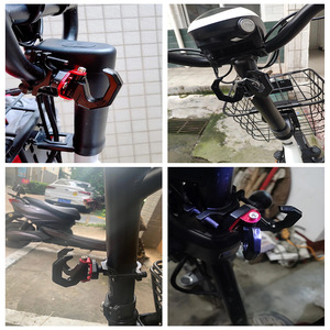 Mochi – crochet de casque de moto en alliage d'aluminium, support de montage de bagages pour guidon de scooter électrique, ajustement universel - Product Image 4