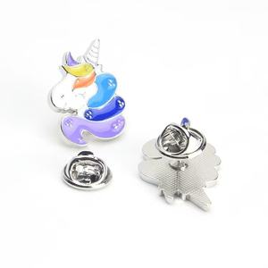 تصنيع الملابس بدون حد أدنى مخصص شعار شخصي شارة دبابيس المينا الصلبة - Product Image 4