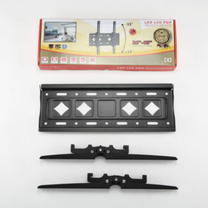 Soporte de pared de TV inclinable, venta al por mayor, directo de fábrica, soporte LCD LED Universal para soporte de estante de TV, Soporte de 26-65 pulgadas <span class=keywords><strong>VESA</strong></span> 400*400 - Product Image 6