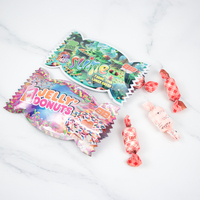 Sacs refermables anti-odeur personnalisés de 3,5 g, 7 g, 14 g, 28 g, sacs en mylar découpés à la forme unique avec hologramme pour bonbons et noix