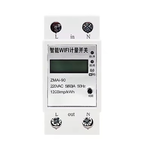 واي فاي ذكي ثنائي الاتجاه kwh Din-rail Dc متر الطاقة - Product Image 1
