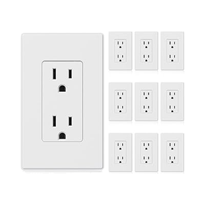 Hiện đại 16A 110 ~ 250V Nam Mỹ tiêu chuẩn IP20 đánh giá chống cháy PC + đồng chuyển đổi ổ cắm tường nhà bếp Outlet 6 chúng tôi cắm AC - Product Image 3