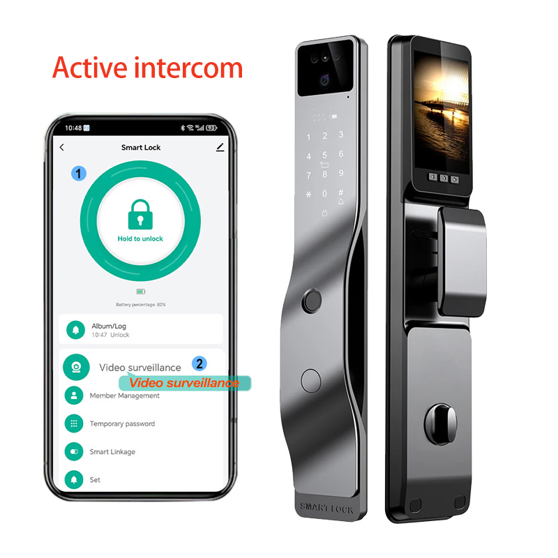 Argent/Visage + Interphone actif
