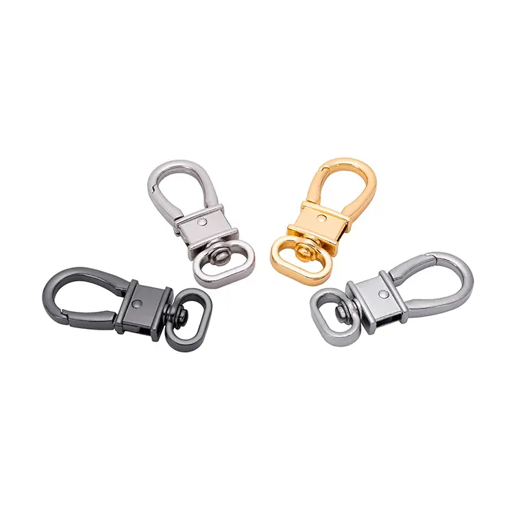 2024 New Wholesale Snap Hook Outdoor Metal Carabiner Keychain Safety Snap Hook Key Rings Chains OEM ODM Hook for Handbag