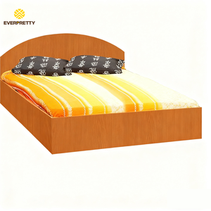 <span class=keywords><strong>Letto</strong></span> matrimoniale in legno per camera d'albergo, moderno e semplice, con testiera, per adulti, ideale per ostelli e piccoli appartamenti - Product Image 3