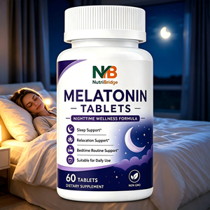 <span class=keywords><strong>Compresse</strong></span> di Melatonina a Rilascio Prolungato per il Sonno Notturno, Compatibili con Diete Chetogeniche, Etichetta Privata - Product Image 1