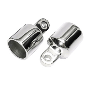 20mm Stainless Steel Monofilament Slip Cap Pipe Joint <b>Awning</b>/Umbrella Connector for Marine Yacht Speedboat Marine Hardware - Product Image 1