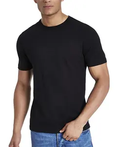 เสื้อยืดสีดำขนาดใหญ่เสื้อยืดผู้ชายน้ำหนักเยอะเสื้อยืด100% พิมพ์ลายพัฟผ้าฝ้าย