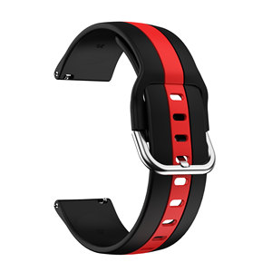 Bracelets de montre 20mm <span class=keywords><strong>bracelet</strong></span> en silicone sport à dégagement rapide pour <span class=keywords><strong>Samsung</strong></span> Galaxy Watch 4 Active 2 <span class=keywords><strong>Gear</strong></span> <span class=keywords><strong>S2</strong></span> <span class=keywords><strong>Bracelet</strong></span> de montre intelligente - Product Image 3