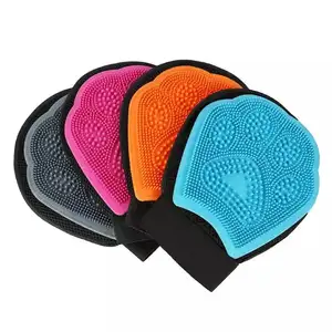 Best Selling Multipurpose Pet Grooming Products Hair Massage Gloves For Cats Dogs Animal Bath Cleaning