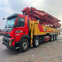 Pompe à béton Sany d'occasion sur châssis Volvo 2020 Euro V, faible nombre d'heures de fonctionnement, entièrement révisée, prête pour la construction mondiale