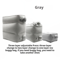 Nouveau repose-pieds gonflable portable YX 2025 pliable et réglable en peluche résistant aux hautes températures pour les voyages en avion et l'extérieur