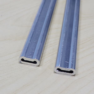 Profils en aluminium extrudé de petite taille ovale 6061 6063 T5 <span class=keywords><strong>T6</strong></span>, finition argentée anodisée - Product Image 2