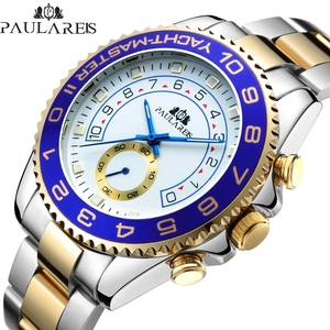 Reloj Automático de Lujo PAULAREIS P, Nuevo, Resistente al Agua, de Acero Inoxidable, Moderno, Mecánico, Deportivo, para Hombre - Product Image 1