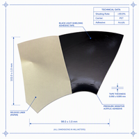 Ruban de protection PET occultant pour module de rétroéclairage découpé avec précision