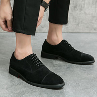 Nouvelles Chaussures Oxford de Ville en Daim Confortables et Respirantes pour Hommes, Résistantes à l'Usure