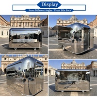 Camion de restauration rétro personnalisé avec cuisine complète pour la restauration événementielle en plein air