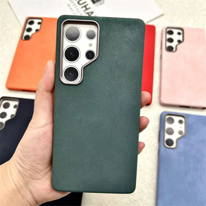 Funda Magnética Clásica Delgada de Cuero PU con Llaves Metálicas Naranjas y Marco para Lente para <span class=keywords><strong>Samsung</strong></span> S26 Ultra S25 FE A07 A17 A06 A26 A57 - Product Image 5