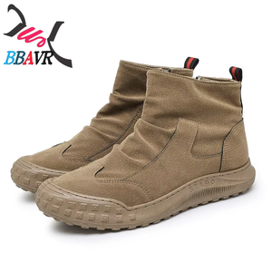 Nouvelles Bottes Décontractées Montantes Automne-Hiver, Chaussures de Travail à Lacets, Résistantes à la Saleté, Imperméables en EVA - Product Image 5
