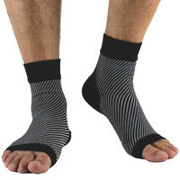 Soutien de la cheville à sangles élastiques réglables avec logo personnalisé Manchon de compression pour cheville Manchon de compression pour pied