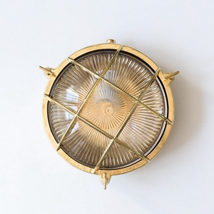 Retro Oval Schott Käfig Wand Deckenhalterung Einbau Leuchte ~3223