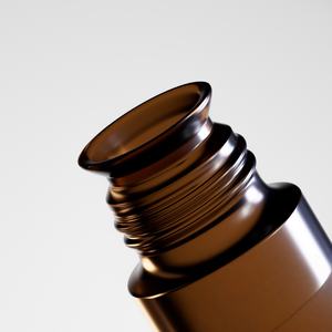 Flacon en verre ambré de 15 ml à embout cloche pour arômes et parfums avec bouchon en résine phénolique - Product Image 3