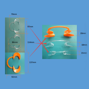 Suministros de blanqueamiento de dientes de plástico transparente de grado alimenticio <span class=keywords><strong>C</strong></span> Shade Lip Boca Abridor <span class=keywords><strong>Dental</strong></span> <span class=keywords><strong>Check</strong></span> <span class=keywords><strong>Retractor</strong></span> Accesorio multiusos - Product Image 5