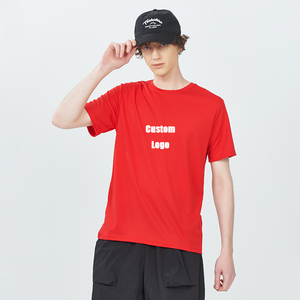 เสื้อยืดคอกลมแขนสั้นผ้าตาข่ายแห้งเร็ว 140 กรัม ซับเหงื่อได้ดี  แบบเรียบ  ไซส์เอเชีย/ยุโรป  รับสกรีนโลโก้  ขายส่ง - Product Image 3