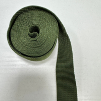 Venta caliente Moq bajo 100% Nylon verde Correas de nylon palmeadas para la industria del paraguas