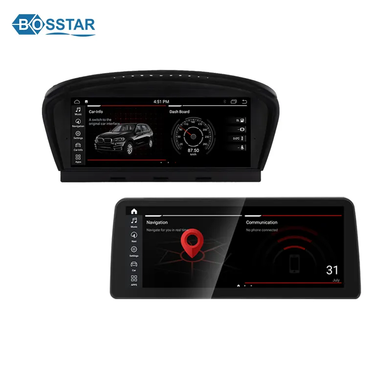 Android Auto Multimedia Dvd-speler Voor Bmw 5 / 3 Serie E60 E61 E63 E64 E90 E91 E92 Auto Radio gps Carplay Navigatie