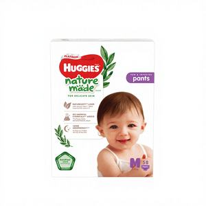 Pañales para Bebé NatureMade Premium, Pantalones Pull-up, Prevención de Fugas 3D, Suaves y Transpirables, 22-32 Libras, Fábrica Directa de Malasia - Product Image 1