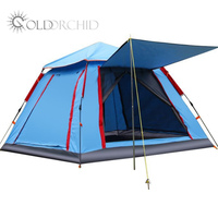 Tentes de camping imperméables pour 3-4 personnes en solde