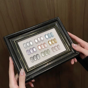 AILANUO Serie de Esmaltes de Uñas en Gel Efecto Ojo de Gato, 9 Colores, Serie Flor de Pera Inigualable, OEM 15 ml, Suministros para Salón de Belleza - Product Image 3