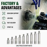 Pièces tournées par usinage CNC, composant personnalisé en acier inoxydable pour l'équipement automobile et médical