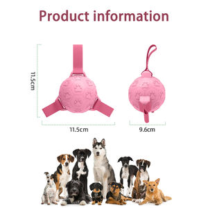 KINYU Özel Logolu Çevre Dostu Modern Lüks Köpek Futbol Topu Oyuncakları Yüksek Kaliteli İnteraktif Kauçuk Dayanıklı Evcil Hayvan Oyuncakları - Product Image 3
