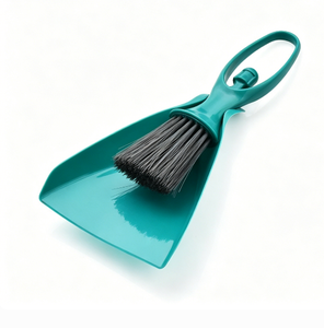 Mini Desktop Cleaning Brush Set with Dustpan Broom Plastic Cloth Material for Cleaning <b>Pet</b> Dining Table Keyboard for Small Space - Product Image 1