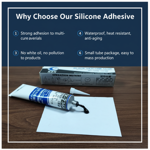 Adhésif silicone de qualité <span class=keywords><strong>alimentaire</strong></span> à durcissement lent pour ligne de production industrielle et solution de collage étanche pour le travail du <span class=keywords><strong>bois</strong></span> - Product Image 3