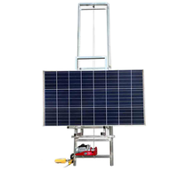Lève-panneaux solaires électriques 4-18M, élévateur photovoltaïque pour panneaux, monte-charge pour toit de maison