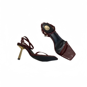 Di alta qualità nuova estate punta quadrata sandali con tacco profilato <span class=keywords><strong>scarpe</strong></span> da donna tacchi da donna <span class=keywords><strong>scarpe</strong></span> da festa - Product Image 5