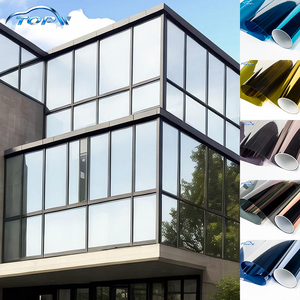 Film de fenêtre réfléchissant à effet miroir unidirectionnel pour l'intimité architecturale, l'isolation des animaux domestiques, verre teinté, vente en gros d'usine - Product Image 4