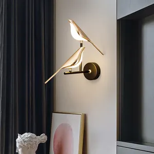 Настенный светильник в форме птицы