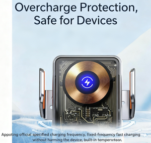 Chargeur de voiture sans fil à charge rapide 15W, <span class=keywords><strong>support</strong></span> de <span class=keywords><strong>téléphone</strong></span> de voiture intelligent à capteur infrarouge, ABS, PC, <span class=keywords><strong>support</strong></span> de voiture pour grille d'aération, <span class=keywords><strong>Mercedes</strong></span> Benz - Product Image 5