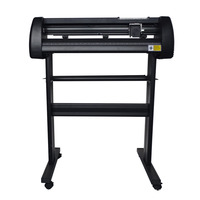 Plotter de Corte de Vinilo AIBA KI720 de 720 mm con Soporte de Aluminio, Control por Aplicación, Pantalla LED y Software ARTCUT CD para Pegatinas, Camisetas y Sublimación