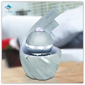 Increíble Bola de plata decoración de boda fuente de agua - Product Image 1