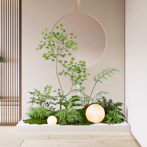 Plantas Verdes Artificiales para Decoración de Interiores, Esquinas de Escaleras, Balcones, Adornos de Paisajismo, Árbol Artificial Biónico - Product Image 3