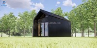 Chambre isolée bon marché prête à expédier Kit de petite maison extérieure modulaire en bois préfabriquée petit bureau de jardin préfabriqué