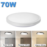 Plafonnier LED moderne 70W 220V, luminaire rond pour salon, lampe à panneau montée en surface/luminaires de plafond LED/lumière LED