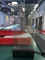 Layar Sampel LED Transparan Portabel 90% Tembus Pandang, Dapat Dibengkokkan, Plug-and-Play, Pemasangan Kaca untuk Pengujian Langsung & Pengambilan Sampel Proyek