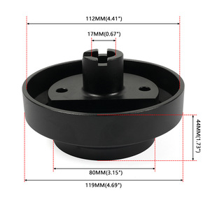 Base de volant de voiture en alliage d'aluminium pour Honda Accord Civic Fit CRV CR Z S2000 Acura - Product Image 2